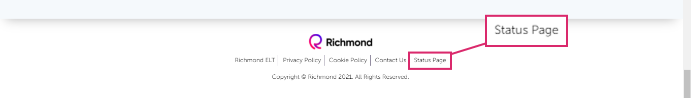 Lupa a Status page en RLP Home.png